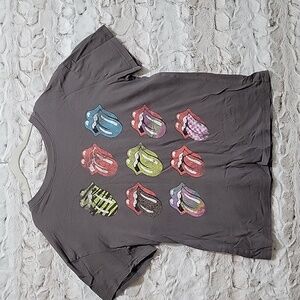 The Rolling Stones Band Tee,   Graphic Top, 100% Cotton Shirt, Unisex Sz S